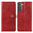 Handytasche Stand Schutzhülle Flip Leder Hülle S05D für Samsung Galaxy S22 Plus 5G Rot