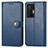 Handytasche Stand Schutzhülle Flip Leder Hülle S05D für Vivo X70 Pro 5G Blau