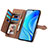 Handytasche Stand Schutzhülle Flip Leder Hülle S06D für Huawei Nova Y70