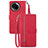 Handytasche Stand Schutzhülle Flip Leder Hülle S06D für Realme 11 5G Rot