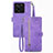 Handytasche Stand Schutzhülle Flip Leder Hülle S06D für Xiaomi Mi 13T 5G Violett