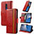 Handytasche Stand Schutzhülle Flip Leder Hülle S10D für Nokia C3