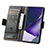 Handytasche Stand Schutzhülle Flip Leder Hülle S10D für Samsung Galaxy S21 Ultra 5G