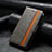 Handytasche Stand Schutzhülle Flip Leder Hülle S10D für Xiaomi Poco F3 GT 5G Grau