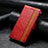 Handytasche Stand Schutzhülle Flip Leder Hülle S10D für Xiaomi Redmi 10 4G Rot