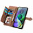 Handytasche Stand Schutzhülle Flip Leder Hülle S14D für Motorola Moto G54 5G