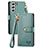Handytasche Stand Schutzhülle Flip Leder Hülle S15D für Samsung Galaxy S23 5G
