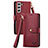 Handytasche Stand Schutzhülle Flip Leder Hülle S16D für Samsung Galaxy S22 5G