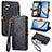 Handytasche Stand Schutzhülle Flip Leder Hülle S17D für Samsung Galaxy A34 5G