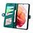 Handytasche Stand Schutzhülle Flip Leder Hülle S17D für Samsung Galaxy S21 FE 5G