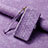 Handytasche Stand Schutzhülle Flip Leder Hülle S18D für Asus Zenfone 9 Violett