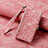 Handytasche Stand Schutzhülle Flip Leder Hülle S18D für Realme V50 5G Rosa