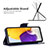 Handytasche Stand Schutzhülle Flip Leder Hülle Schmetterling B01F für Samsung Galaxy A73 5G