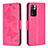 Handytasche Stand Schutzhülle Flip Leder Hülle Schmetterling B01F für Xiaomi Mi 11i 5G (2022) Pink