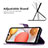 Handytasche Stand Schutzhülle Flip Leder Hülle Schmetterling B02F für Samsung Galaxy A42 5G