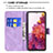 Handytasche Stand Schutzhülle Flip Leder Hülle Schmetterling B02F für Samsung Galaxy S20 FE 5G