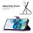 Handytasche Stand Schutzhülle Flip Leder Hülle Schmetterling B02F für Samsung Galaxy S20 Plus