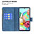 Handytasche Stand Schutzhülle Flip Leder Hülle Schmetterling B03F für Samsung Galaxy A71 4G A715