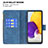 Handytasche Stand Schutzhülle Flip Leder Hülle Schmetterling B03F für Samsung Galaxy A72 4G