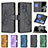 Handytasche Stand Schutzhülle Flip Leder Hülle Schmetterling B03F für Samsung Galaxy S20 Ultra