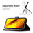Handytasche Stand Schutzhülle Flip Leder Hülle Schmetterling B03F für Xiaomi Poco X3 Pro