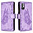 Handytasche Stand Schutzhülle Flip Leder Hülle Schmetterling B03F für Xiaomi Redmi Note 10 5G
