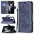 Handytasche Stand Schutzhülle Flip Leder Hülle Schmetterling B13F für Samsung Galaxy S21 FE 5G