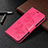 Handytasche Stand Schutzhülle Flip Leder Hülle Schmetterling B13F für Samsung Galaxy S21 Plus 5G Pink