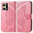 Handytasche Stand Schutzhülle Flip Leder Hülle Schmetterling für Oppo F21s Pro 4G Pink