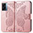 Handytasche Stand Schutzhülle Flip Leder Hülle Schmetterling für Realme V23 5G Rosa