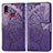 Handytasche Stand Schutzhülle Flip Leder Hülle Schmetterling für Samsung Galaxy A10s Violett