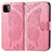 Handytasche Stand Schutzhülle Flip Leder Hülle Schmetterling für Samsung Galaxy A22 5G Pink