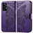 Handytasche Stand Schutzhülle Flip Leder Hülle Schmetterling für Samsung Galaxy A72 4G Violett