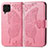 Handytasche Stand Schutzhülle Flip Leder Hülle Schmetterling für Samsung Galaxy F62 5G Pink