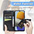 Handytasche Stand Schutzhülle Flip Leder Hülle Schmetterling für Samsung Galaxy M23 5G