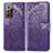 Handytasche Stand Schutzhülle Flip Leder Hülle Schmetterling für Samsung Galaxy Note 20 Ultra 5G Violett