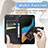 Handytasche Stand Schutzhülle Flip Leder Hülle Schmetterling für Samsung Galaxy XCover 6 Pro 5G