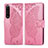 Handytasche Stand Schutzhülle Flip Leder Hülle Schmetterling für Sony Xperia 1 III Pink