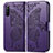 Handytasche Stand Schutzhülle Flip Leder Hülle Schmetterling für Sony Xperia 10 III Violett