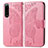 Handytasche Stand Schutzhülle Flip Leder Hülle Schmetterling für Sony Xperia 5 III Pink