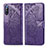 Handytasche Stand Schutzhülle Flip Leder Hülle Schmetterling für Sony Xperia L4 Violett