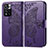 Handytasche Stand Schutzhülle Flip Leder Hülle Schmetterling für Xiaomi Mi 11i 5G (2022) Violett