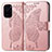 Handytasche Stand Schutzhülle Flip Leder Hülle Schmetterling für Xiaomi Mi 11i 5G Rosa