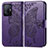 Handytasche Stand Schutzhülle Flip Leder Hülle Schmetterling für Xiaomi Mi 11T 5G Violett