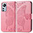Handytasche Stand Schutzhülle Flip Leder Hülle Schmetterling für Xiaomi Mi 12 Lite 5G Pink