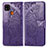 Handytasche Stand Schutzhülle Flip Leder Hülle Schmetterling für Xiaomi POCO C3 Violett