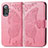 Handytasche Stand Schutzhülle Flip Leder Hülle Schmetterling für Xiaomi Poco F3 GT 5G Pink