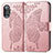 Handytasche Stand Schutzhülle Flip Leder Hülle Schmetterling für Xiaomi Poco F3 GT 5G Rosa