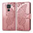 Handytasche Stand Schutzhülle Flip Leder Hülle Schmetterling für Xiaomi Redmi 10X 4G Rosa