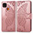 Handytasche Stand Schutzhülle Flip Leder Hülle Schmetterling für Xiaomi Redmi 9C Rosa